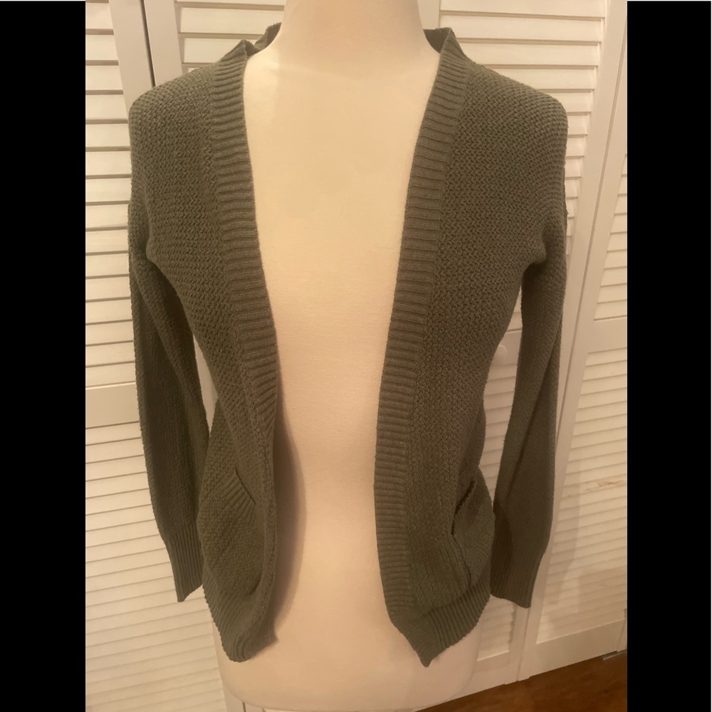 Olive Green Mossimo Cardigan
